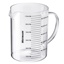 Measuring jug, glass, 1,1 L, closed handle