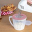 Mixing jug with lid, »Helena«, 1,4 l, pink