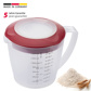 Mixing jug with lid, »Helena«, 1,4 l, red