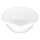 Mixing bowl with two piece lid splatter guard, 3,5 l, red