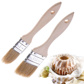 2 Pastry brushes »Woody«, 1 + 1.5 inches