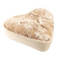 Set de banneton a pain, cœur, 22 x 23,5 x 6,5 cm, avec houss