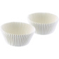 80 Paper muffin baking cups, white