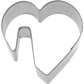 Tassenkeks-Ausstechform »Herz«, 5 cm, lose mit EAN