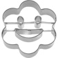 Ausstechform »Rosette mit Smiley 2D«, 6,5 cm, lose mit EAN