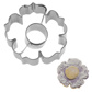 Cookie cutter »Rosette with Incircle 2D«, 5,5 cm