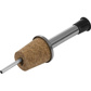 Free flow pourer »Inox Standard«,nat.cork,bulk, no barcode