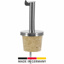 Free flow pourer »Inox Standard«, nat.cork,bulk, no barcode