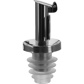 12 Free flow pourers »Inox oil special«, silicone cork, deco