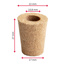 Spare corks natural »Gastro« for pourer series 41..,43.., 44