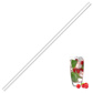 50 Drinking straws »Glas« straight, 295 mm + cleaning brush
