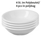 4 Ceramic dishes  »Tapas  + Friends«, round, Ø 7 x  2 cm