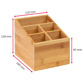 Cutlery holder »Tapas + Friends«, 5 compartments, bamboo