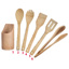 Kitchen utensils, bamboo, set 6-pcs