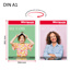 Double-sided poster »Back to school/back to work«, DIN A1 20