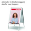 Double-sided poster »Back to school/back to work«, DIN A1 20